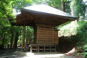箟峯寺観音堂、白山堂、仁王門 こんぽうじかんのんどう、はくさんどう、におうもん