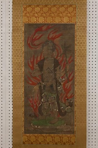 絹本著色十二天像附三幅（水天・梵天・地天） けんぽんちゃくしょくじゅうにてんぞうつけたりさんふく（すいてん・ぼんてん・じてん）