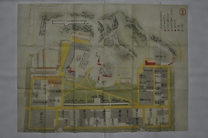 伊州御城下破崖損所絵図 いしゅうごじょうかはがいそんしょえず
