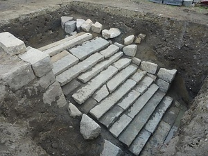 平野屋新田会所　千石蔵跡・道具蔵跡・船着場跡 ひらのやしんでんかいしょ　せんごくぐらあと・どうぐぐらあと・ふなつきばあと