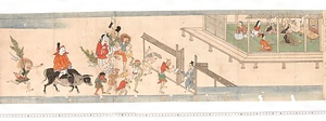 来迎寺紙本著色融通念仏縁起絵巻 らいごうじしほんちゃくしょくゆうづうねんぶつえんぎえまき