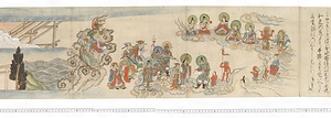 来迎寺紙本著色融通念仏縁起絵巻 らいごうじしほんちゃくしょくゆうづうねんぶつえんぎえまき