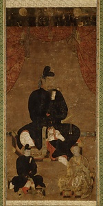 紙本著色　大織冠像