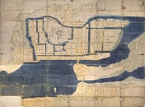 松江城正保年間絵図