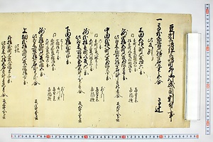 (問屋場0159）豆州三嶋組三嶋町卯御成箇割付之事