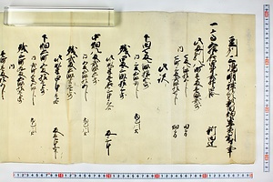(問屋場0190）豆州三嶋明神領新田畑御年貢割付之事