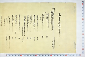(問屋場0579）辰御年貢可納割付之事