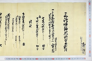 (問屋場0650）三島明神領新田子割付