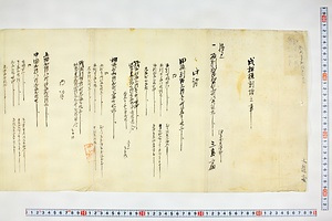 (問屋場0781）戌租税可納割付之事