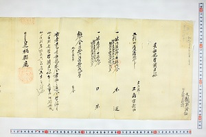 (問屋場0787）亥租税皆済目録