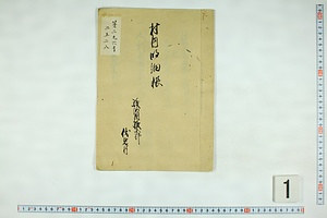 (問屋場0823）村内明細帳
