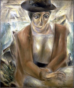 帽子の女