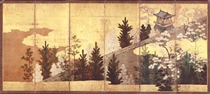 太閤花見図屏風 たいこうはなみずびょうぶ