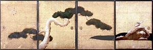 松図襖