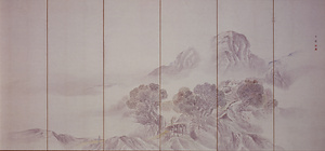 山水図屛風 