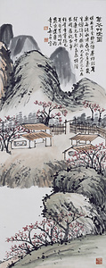 梅花草堂図