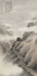 細雨騎驢入剣門図