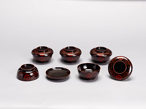 吉野絵吸物椀