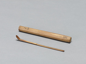 竹茶杓　銘「イモ」