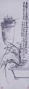 蘭花図