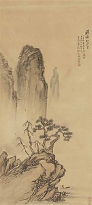 山水墨意図