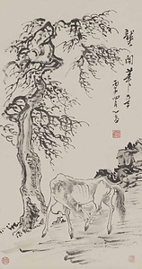 墨馬図