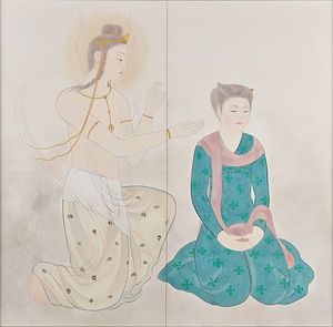 女人出定
