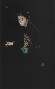 黒衣の高峰秀子