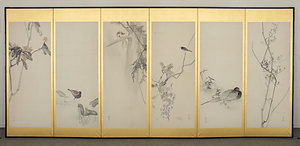 四季花鳥図