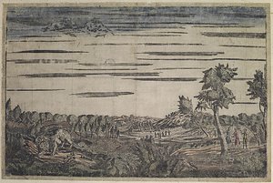 獅子のいる異国風景図