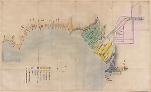摂州海岸御固場所絵図