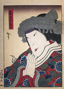 大判事　四代目中村歌右衛門　久我之助　初代実川延三郎　定高　四代目三桝大五郎　ひな鳥　二代目中山南枝