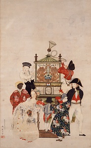 紅毛ポンポコポン図(のぞきからくり図)