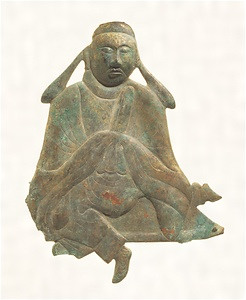 男神像（金峯山経塚出土）