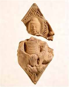 六角形塼仏（三重県天華寺出土）