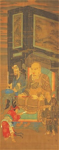 十六羅漢像　第一尊者
