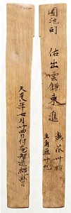 園池司からの進上木簡（二条大路木簡）