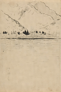 [日光旅行絵日記] 湖の潮にて