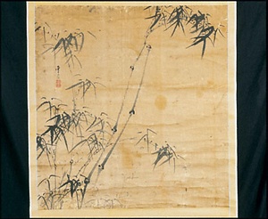 墨竹図
