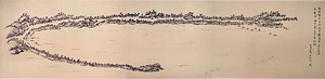 博多千代松原図等画巻　1）博多千代松原図