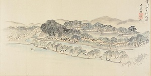 雑画巻　16）常州水戸仙波湖
