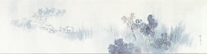 恥庵追悼詩画巻　7）景観図