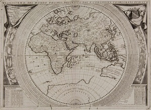 世界地図（東半球）