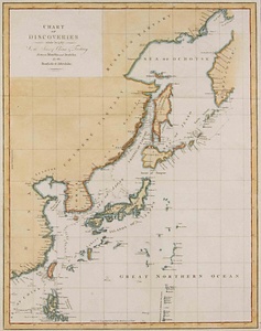日本図（ラペルーズ探検隊の発見による）