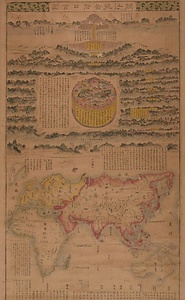 閻浮提図附日宮図 えんぶだいずふにちぐうず