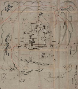 備後福山之城図