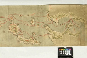 薩摩から琉球列島絵図