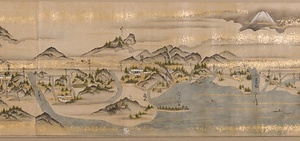 江戸より大坂まで宿付名所旧跡、大坂より長崎まで舟道名所旧跡 えどよりおおさかまでやどつきめいしょきゅうせき、おおさかよりながさきまでふなみちめいしょきゅうせき