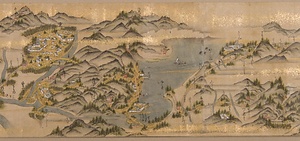 江戸より大坂まで宿付名所旧跡、大坂より長崎まで舟道名所旧跡 えどよりおおさかまでやどつきめいしょきゅうせき、おおさかよりながさきまでふなみちめいしょきゅうせき