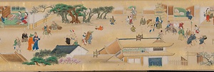 長崎図（市中絵巻） ながさきず（しちゅうえまき）